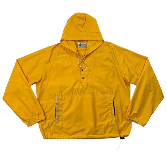 Vintage Mountain Equipment Jacket Mens L Yellow Nylon Blend Anorak Windbreaker - Picture 1 of 15